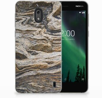 B2Ctelecom Nokia 2 TPU Hoesje Design Steen