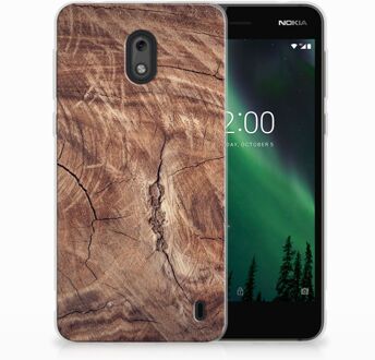 B2Ctelecom Nokia 2 TPU Hoesje Design Tree Trunk