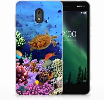 B2Ctelecom Nokia 2 TPU Hoesje Design Vissen