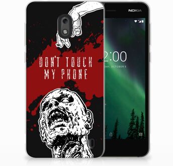 B2Ctelecom Nokia 2 TPU Hoesje Design Zombie Blood