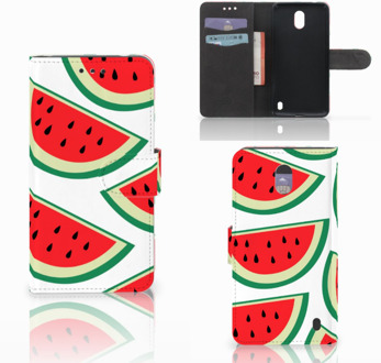 B2Ctelecom Nokia 2 Uniek Bookcase Hoesje Watermelons