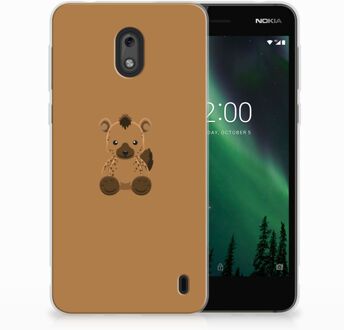 B2Ctelecom Nokia 2 Uniek TPU Hoesje Baby Hyena