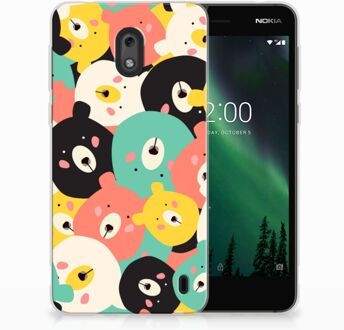 B2Ctelecom Nokia 2 Uniek TPU Hoesje Bears