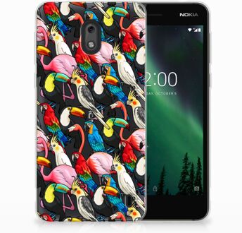 B2Ctelecom Nokia 2 Uniek TPU Hoesje Birds