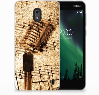 B2Ctelecom Nokia 2 Uniek TPU Hoesje Bladmuziek