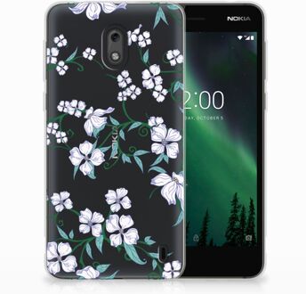 B2Ctelecom Nokia 2 Uniek TPU Hoesje Blossom White