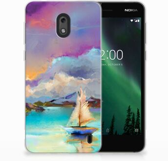 B2Ctelecom Nokia 2 Uniek TPU Hoesje Boat