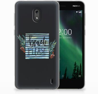 B2Ctelecom Nokia 2 Uniek TPU Hoesje Boho Beach