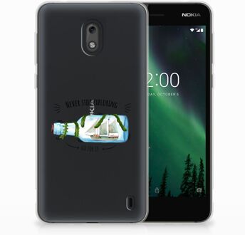 B2Ctelecom Nokia 2 Uniek TPU Hoesje Boho Bottle