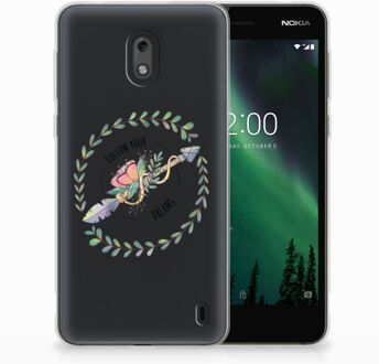 B2Ctelecom Nokia 2 Uniek TPU Hoesje Boho Dreams