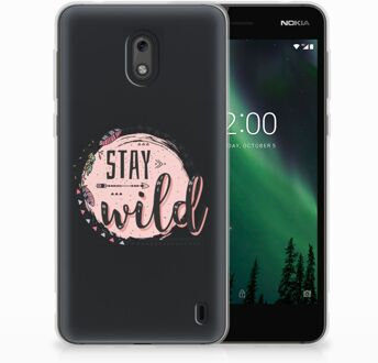 B2Ctelecom Nokia 2 Uniek TPU Hoesje Boho Stay Wild