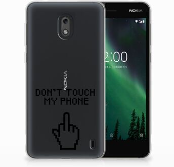 B2Ctelecom Nokia 2 Uniek TPU Hoesje Finger DTMP