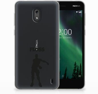 B2Ctelecom Nokia 2 Uniek TPU Hoesje Floss