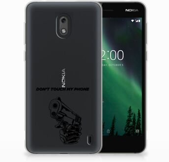 B2Ctelecom Nokia 2 Uniek TPU Hoesje Gun DTMP