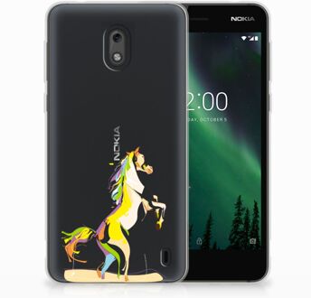 B2Ctelecom Nokia 2 Uniek TPU Hoesje Horse Color