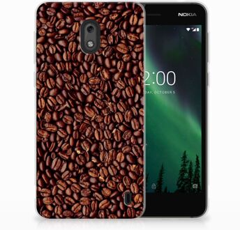 B2Ctelecom Nokia 2 Uniek TPU Hoesje Koffiebonen