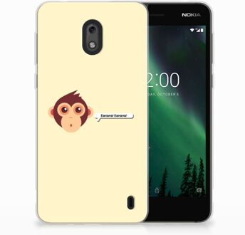 B2Ctelecom Nokia 2 Uniek TPU Hoesje Monkey