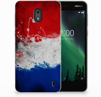 B2Ctelecom Nokia 2 Uniek TPU Hoesje Nederlandse Vlag