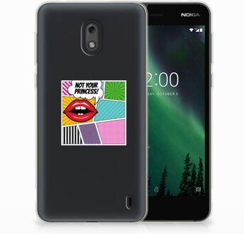 B2Ctelecom Nokia 2 Uniek TPU Hoesje Popart Princess