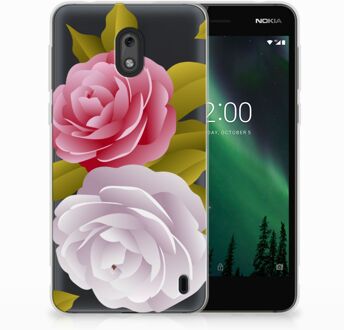 B2Ctelecom Nokia 2 Uniek TPU Hoesje Roses