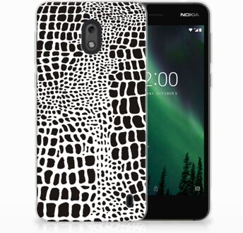 B2Ctelecom Nokia 2 Uniek TPU Hoesje Slangenprint