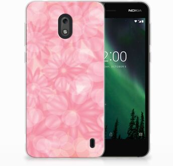 B2Ctelecom Nokia 2 Uniek TPU Hoesje Spring Flowers