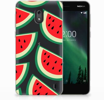 B2Ctelecom Nokia 2 Uniek TPU Hoesje Watermelons