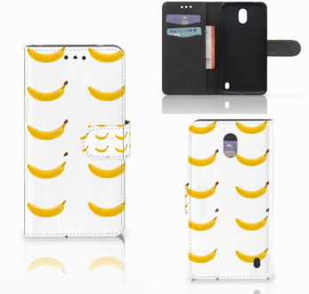 B2Ctelecom Nokia 2 Uniek Wallet Book Case Hoesje Banana