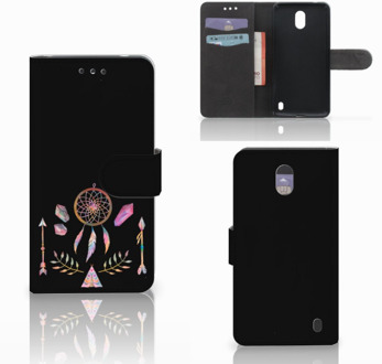 B2Ctelecom Nokia 2 Uniek Wallet Book Case Hoesje Boho Dreamcatcher