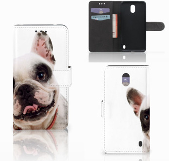 B2Ctelecom Nokia 2 Uniek Wallet Book Case Hoesje Franse Bulldog