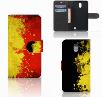 B2Ctelecom Nokia 2 Wallet Book Case Hoesje Design Belgische Vlag