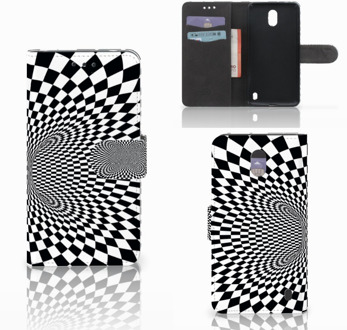 B2Ctelecom Nokia 2 Wallet Book Case Hoesje Design Illusie