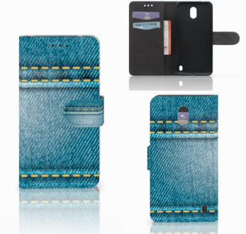 B2Ctelecom Nokia 2 Wallet Book Case Hoesje Design Jeans