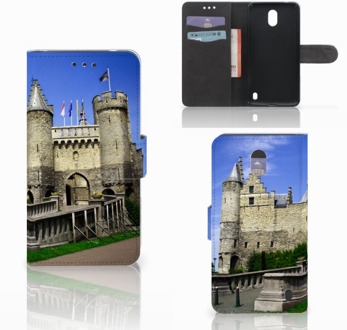 B2Ctelecom Nokia 2 Wallet Book Case Hoesje Design Kasteel