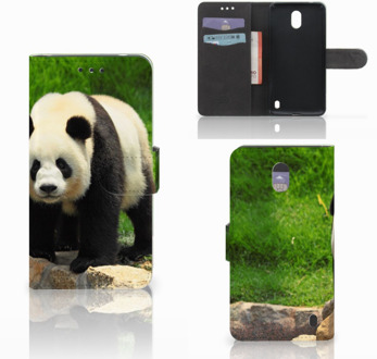 B2Ctelecom Nokia 2 Wallet Book Case Hoesje Design Panda