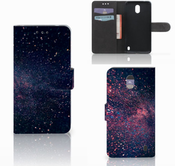 B2Ctelecom Nokia 2 Wallet Book Case Hoesje Design Stars