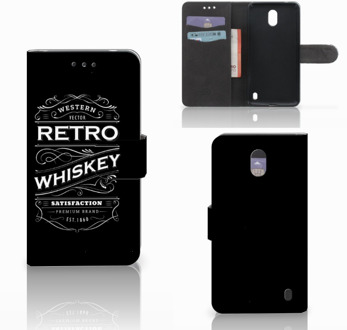 B2Ctelecom Nokia 2 Wallet Book Case Hoesje Design Whiskey