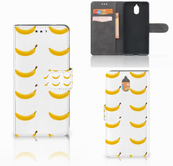 B2Ctelecom Nokia 3.1 (2018) Bookcase Hoesje Banana