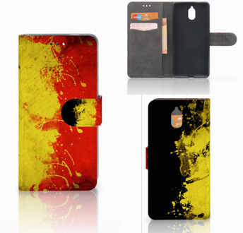 B2Ctelecom Nokia 3.1 (2018) Bookcase Hoesje Design Belgische Vlag