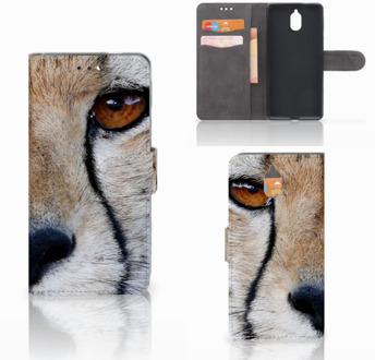 B2Ctelecom Nokia 3.1 (2018) Bookcase Hoesje Design Cheetah