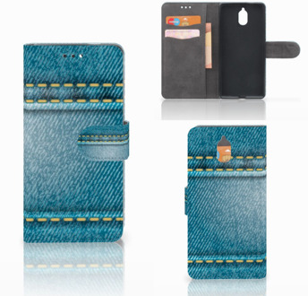 B2Ctelecom Nokia 3.1 (2018) Bookcase Hoesje Design Jeans