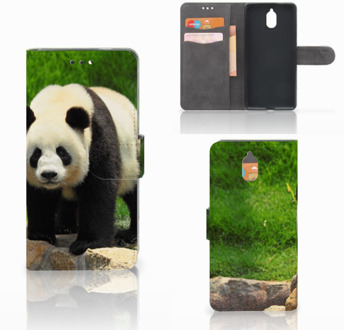 B2Ctelecom Nokia 3.1 (2018) Bookcase Hoesje Design Panda