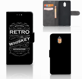 B2Ctelecom Nokia 3.1 (2018) Bookcase Hoesje Design Whiskey