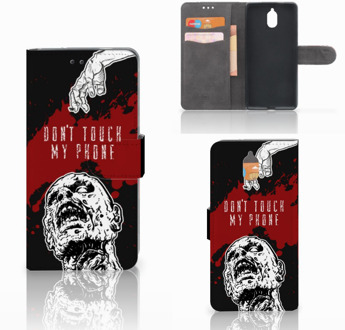 B2Ctelecom Nokia 3.1 (2018) Bookcase Hoesje Design Zombie Blood