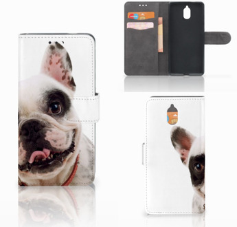 B2Ctelecom Nokia 3.1 (2018) Bookcase Hoesje Franse Bulldog