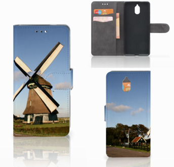 B2Ctelecom Nokia 3.1 (2018) Bookcase Hoesje Molen