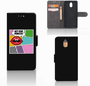 B2Ctelecom Nokia 3.1 (2018) Bookcase Hoesje Popart Princess