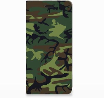 B2Ctelecom Nokia 3.1 (2018) Standcase Hoesje Design Army Dark