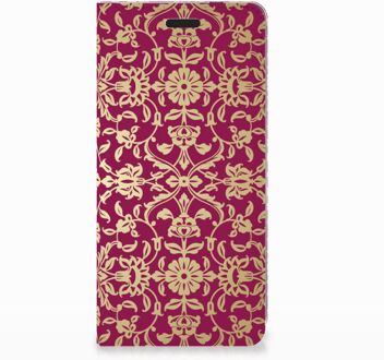 B2Ctelecom Nokia 3.1 (2018) Standcase Hoesje Design Barok Pink