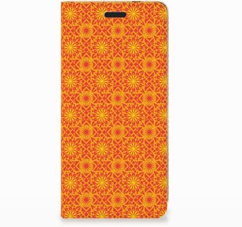 B2Ctelecom Nokia 3.1 (2018) Standcase Hoesje Design Batik Orange